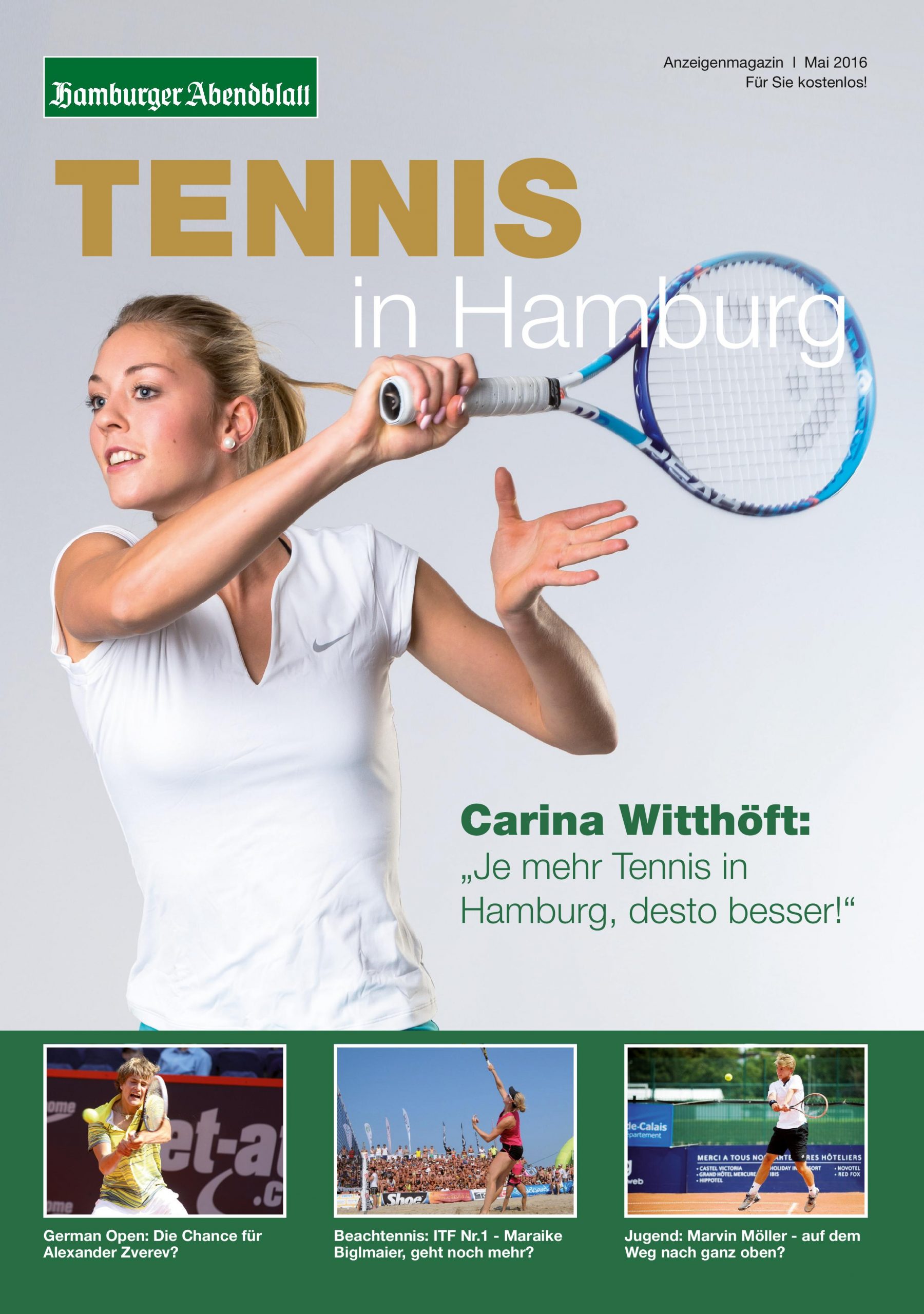Tennis in Hamburg: Kostenloses Magazin für Hamburger